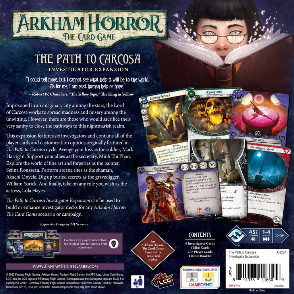 Asmodee Arkham Horror: The Path to Carcosa