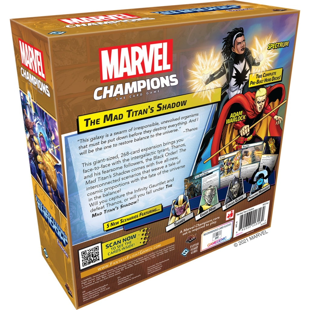 Asmodee Champions de schaduwuitbreiding van de Mad Titan