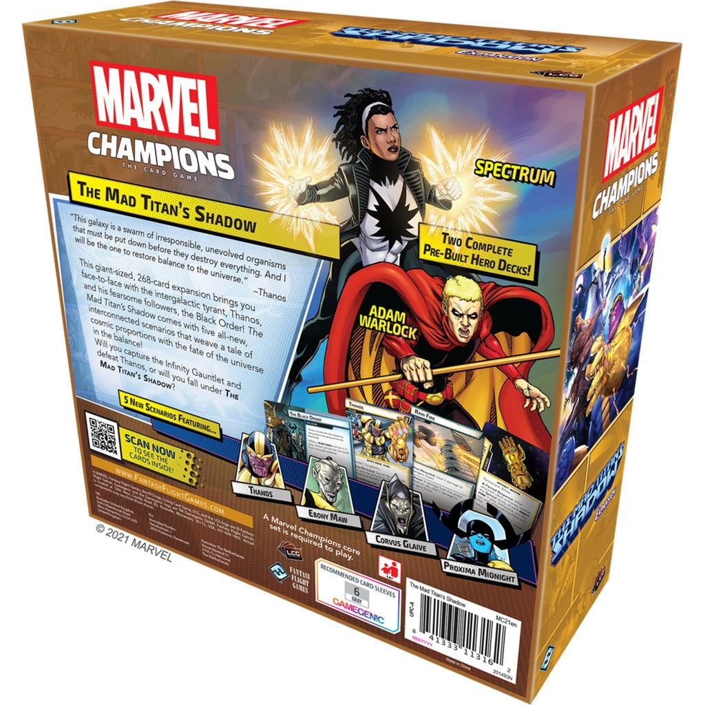Asmodee Champions de schaduwuitbreiding van de Mad Titan