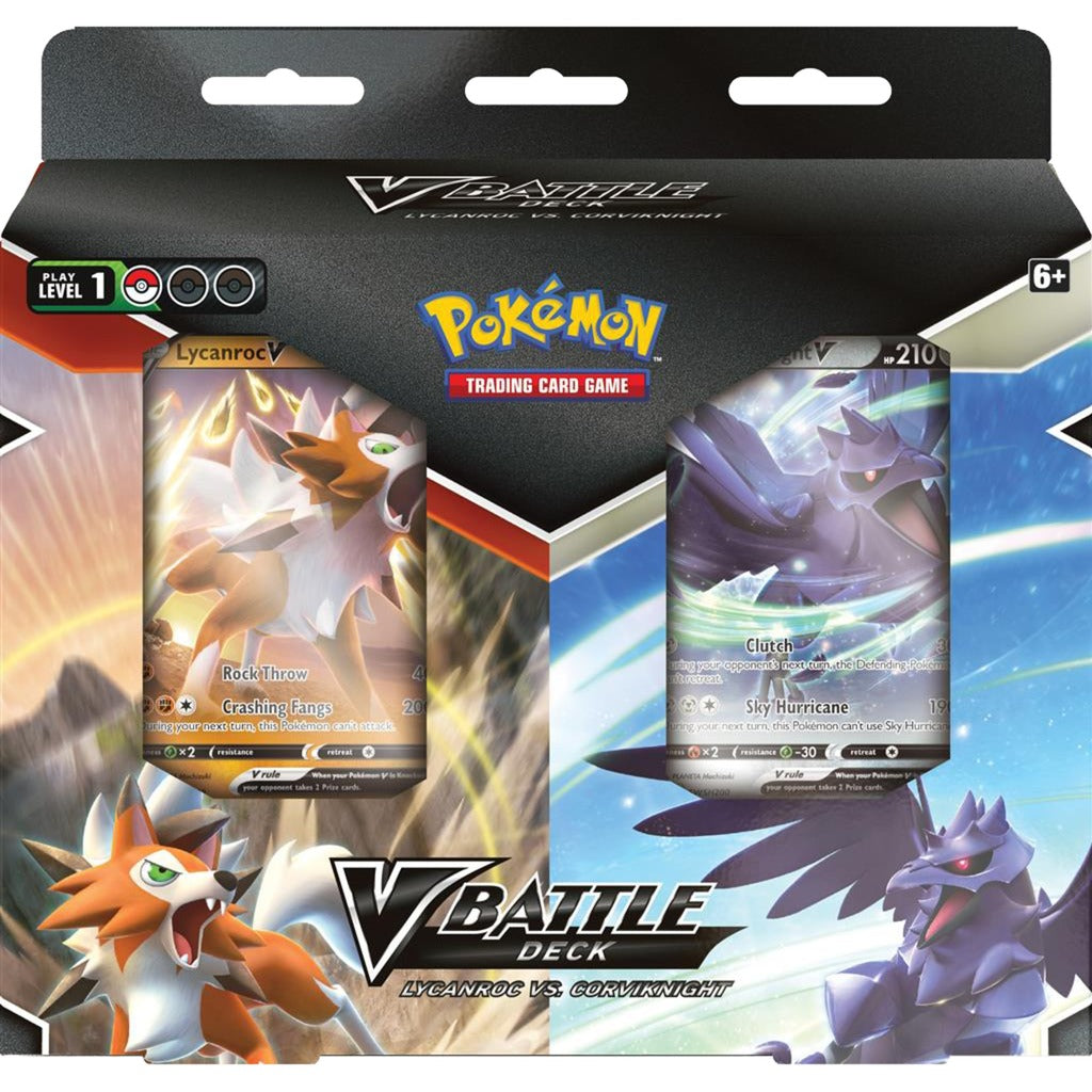 Asmodee TCG: V Battle Deck: Lycanroc Corviknight