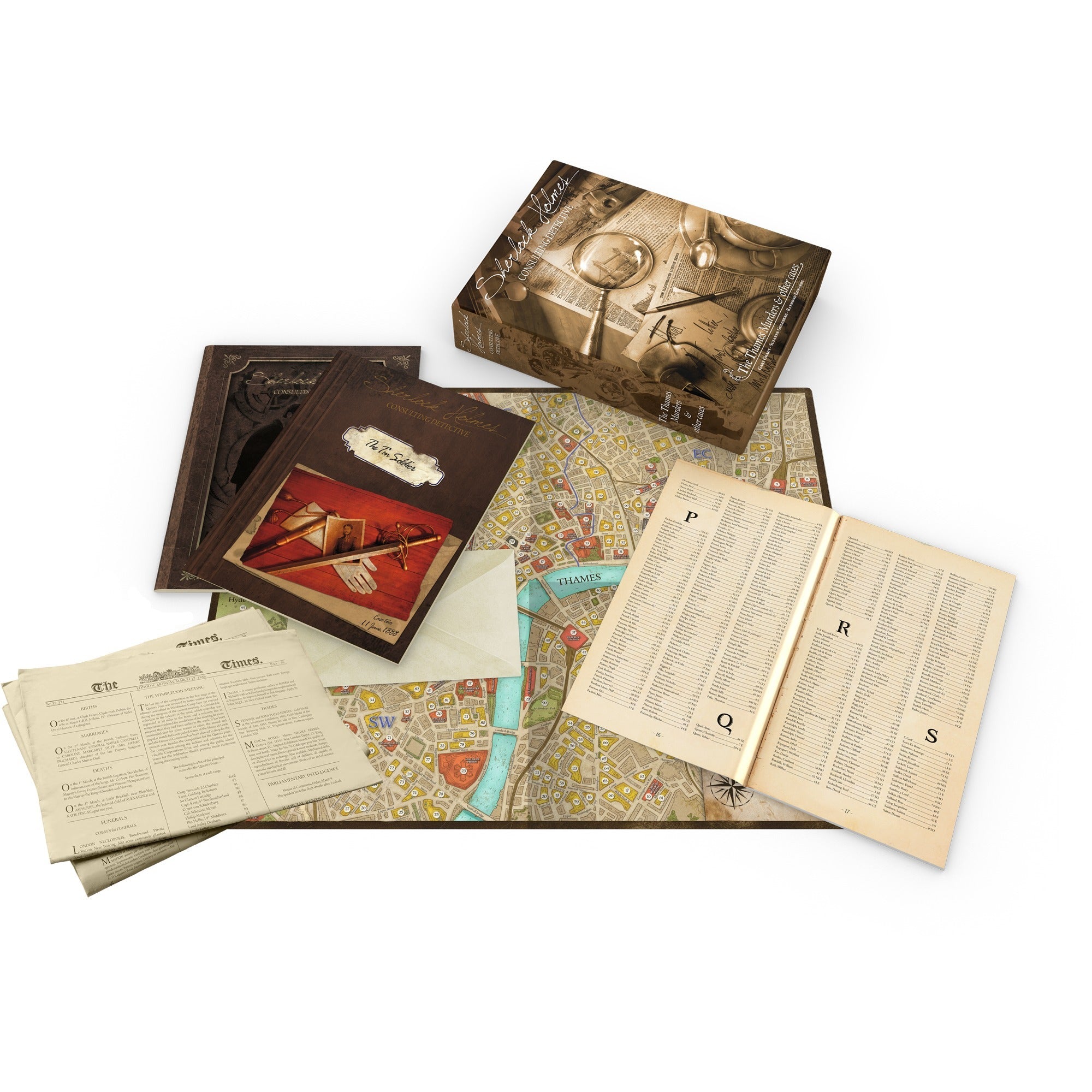 Asmodee Sherlock Holmes Consulting Detective: De Theems M