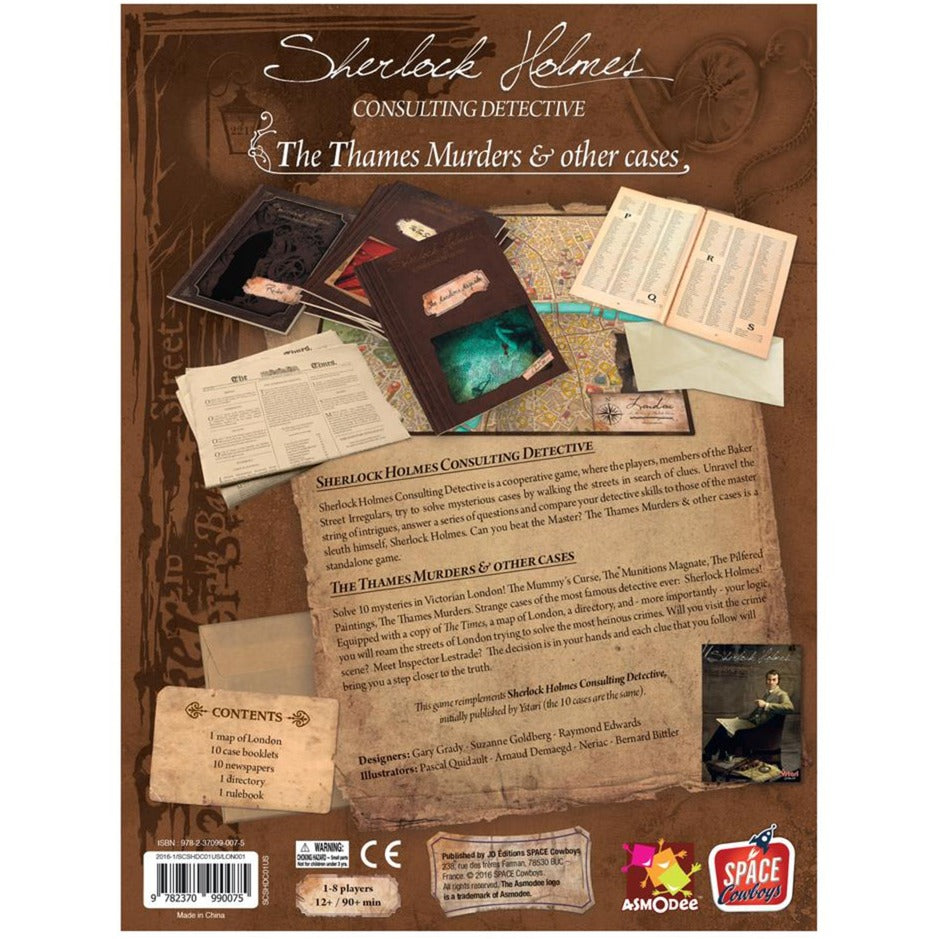 Asmodee Sherlock Holmes Consulting Detective: De Theems M
