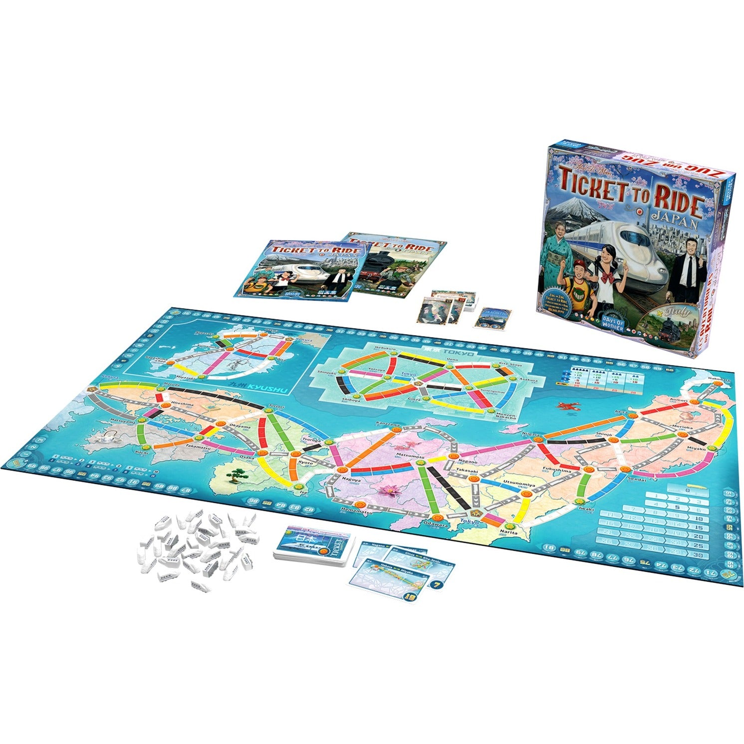 Asmodee Ticket to Ride Japan Italy