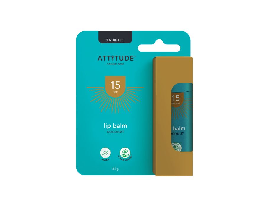 Attitude lippenbalsem spf 15 kokos 8,5gr.