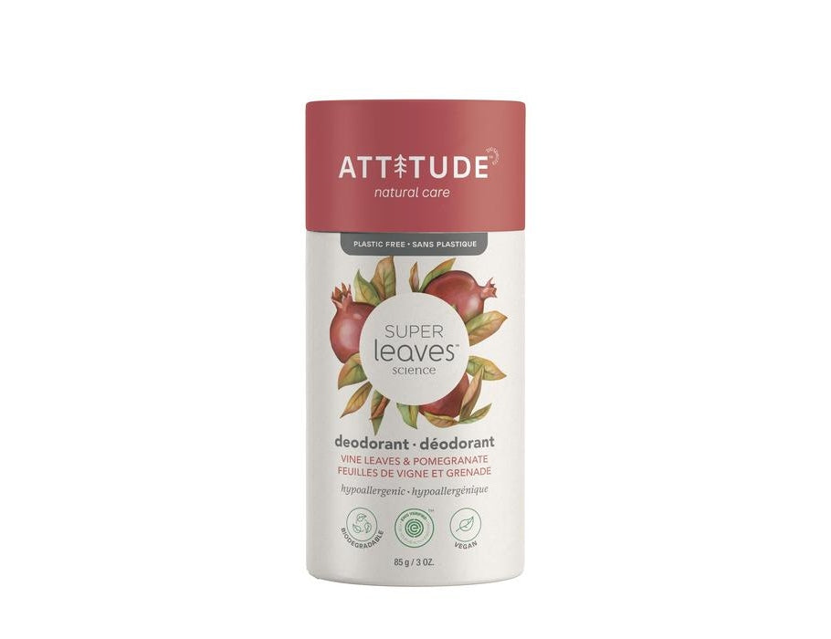 Attitude deodorant - wijnbladeren en granaatappel 85gr.