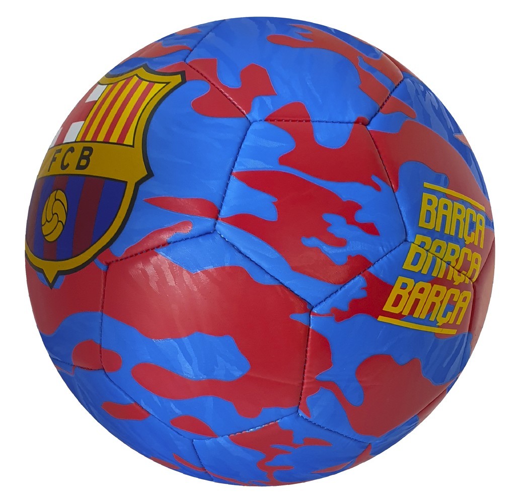 Voetbal fc barcelona groot blauw rood camo (112847)