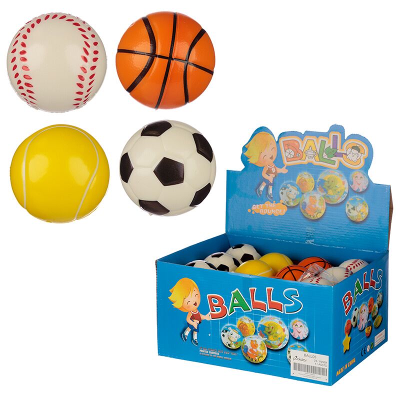 Sport zachte ballen diameter 6,5cm