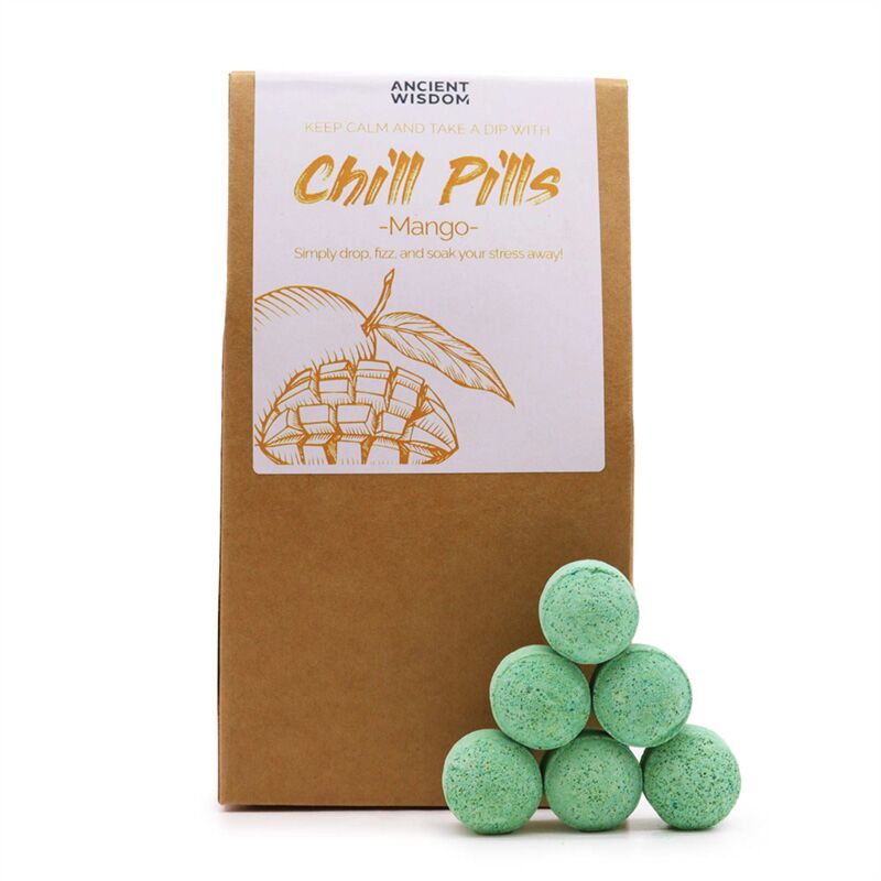 Mango badbruisballen fizz chill pill geschenkdoos