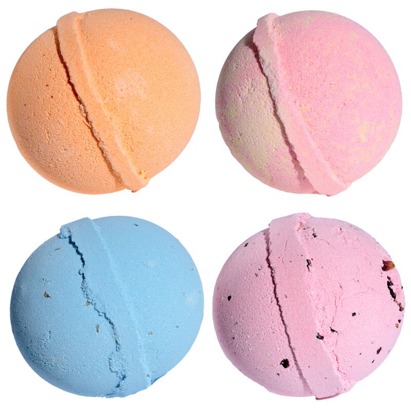 Bruisballen tray - mix 2- roos lavendel voor haar mandarijn grapefruit