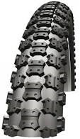 Deli outer tire 20x1.75 47-406 black cross bmx