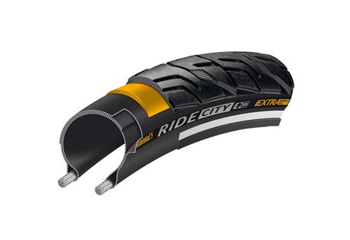 Pneu Continental Ride City Puncture ProTection 28 x 1.60 42-622 - noir avec reflet