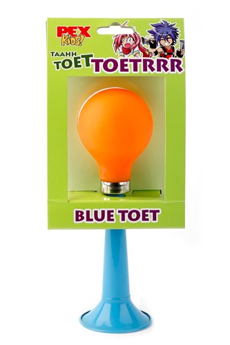Buzaglo pexkids ball horn steel straight blue on card
