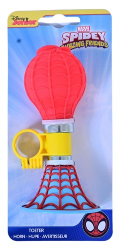 Spidey en zijn geweldige vrienden fietstoeter - jongens - rood blauw geel