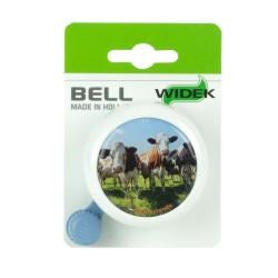 Widek appelle les Pays-Bas sur une carte blanche avec des vaches