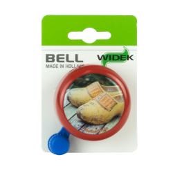 Widek bel rood klompen op kaart