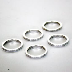 Zak een 5 balhoofdvulring 1.1 8 zilver 3mm spacer