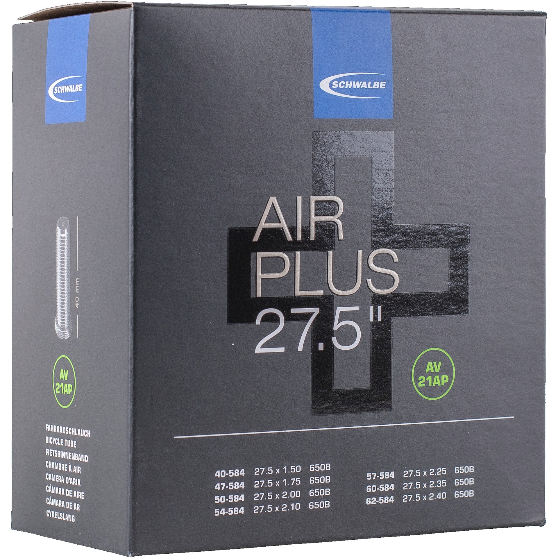 Schwalbe Binnenband Air Plus AV21AP | 40 62-584 | Auto