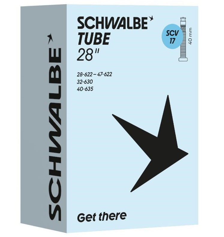 Schwalbe binnenband scv17 28 inch 28 47-622 635 clik valve 40mm