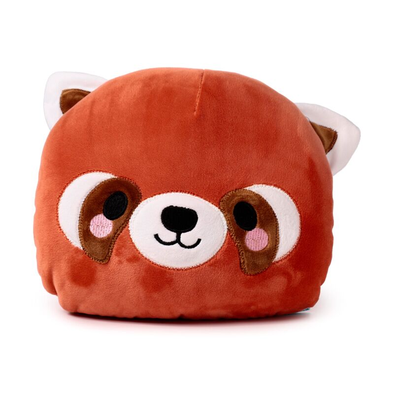 Blankeazzz adoramals ru de rode panda 2-in-1 knuffel reisdeken