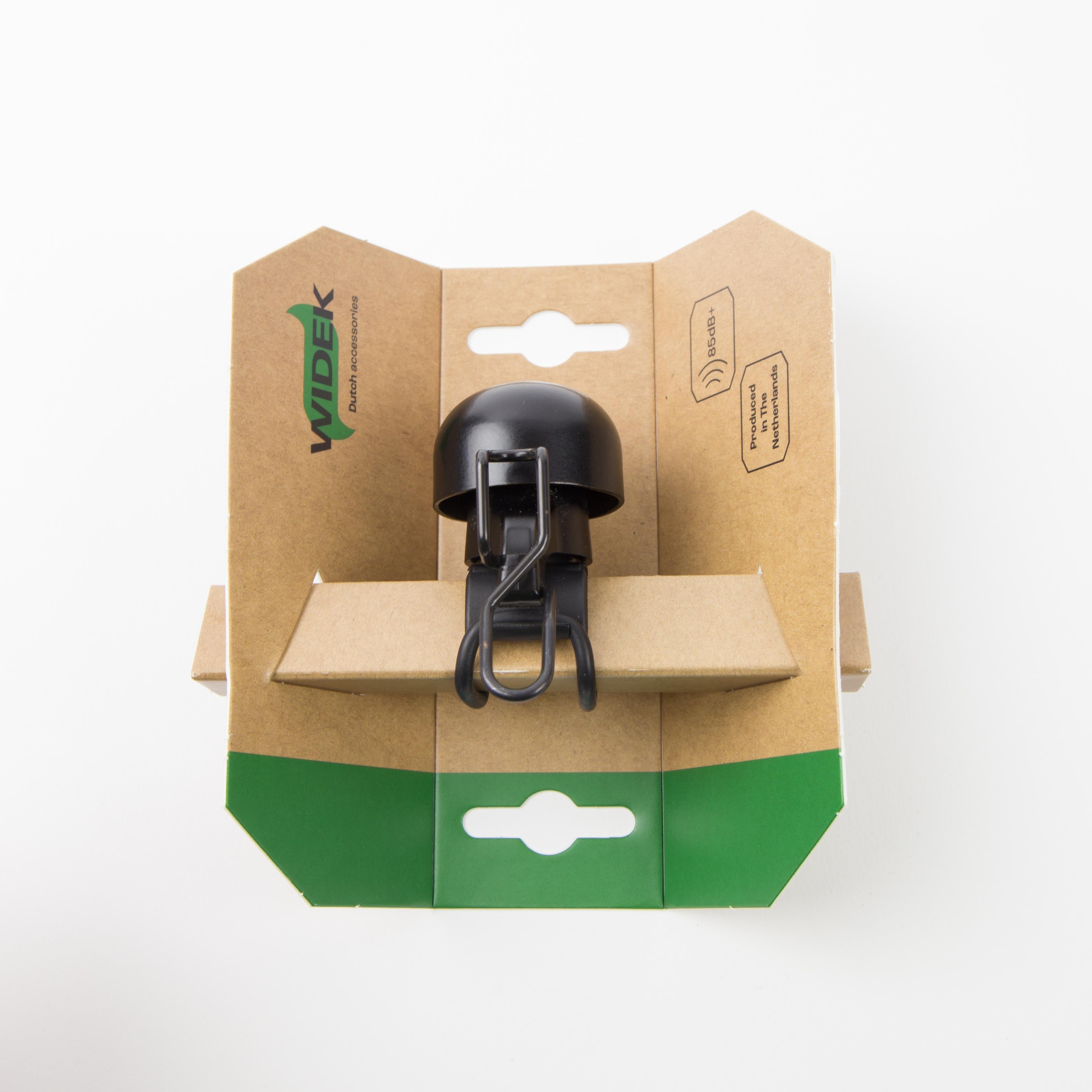 Widek fietsbel paperclip xxl all black op luxe kaart