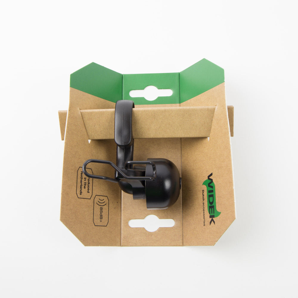 Qibbel widek bel paperclip e-bike geheel zwart op kaart