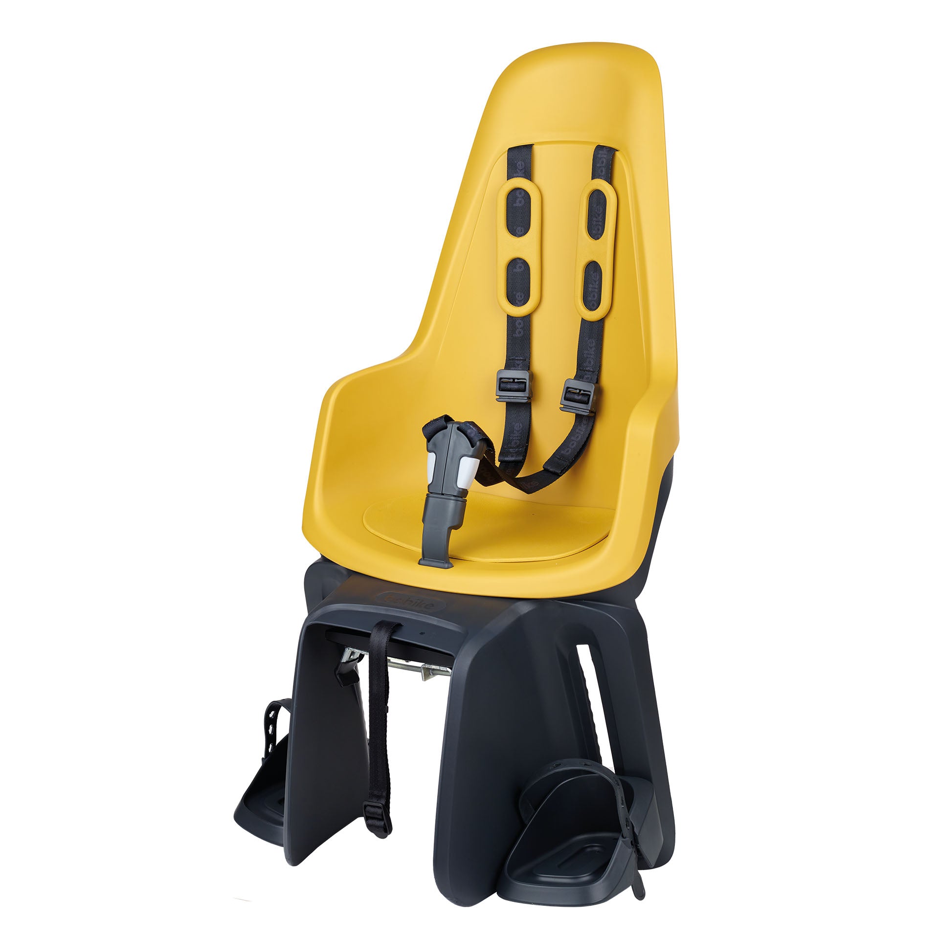 Bobike kinderzitje achter één maxi e-bd - machtige mosterd