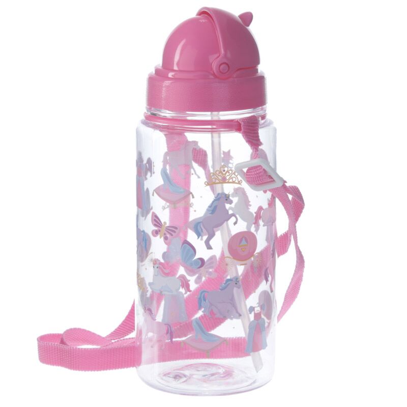 Eenhoorn duurzame bpa-vrij 450ml kinder waterfles rietje