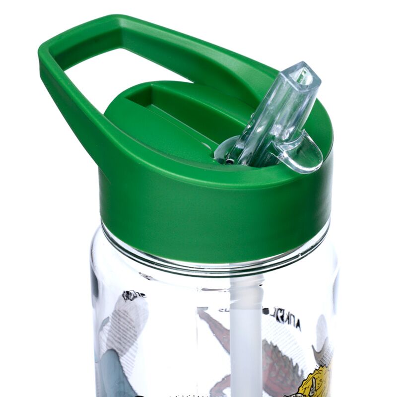 Dinosauria ecozen waterflesjes 550ml flip-rietje