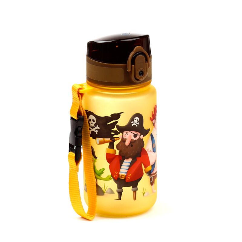 Jolly rogers piraatn pop top 350ml ecozen kinder drinkfles
