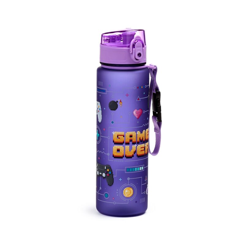 Game over pop top 600ml ecozen drinkfles