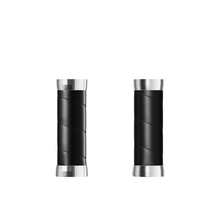 Brooks slender leather grips (100+100mm) - black
