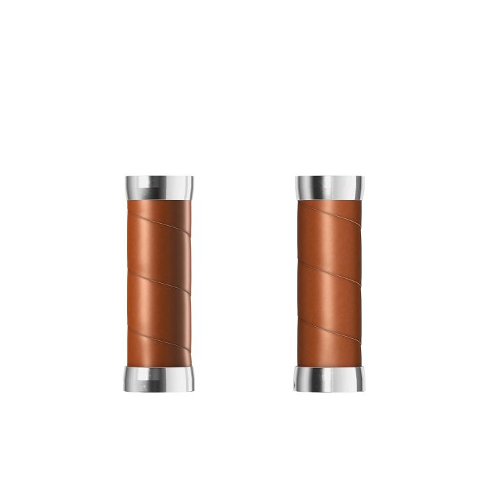 Brooks slender leather grips (100+100mm) - honey