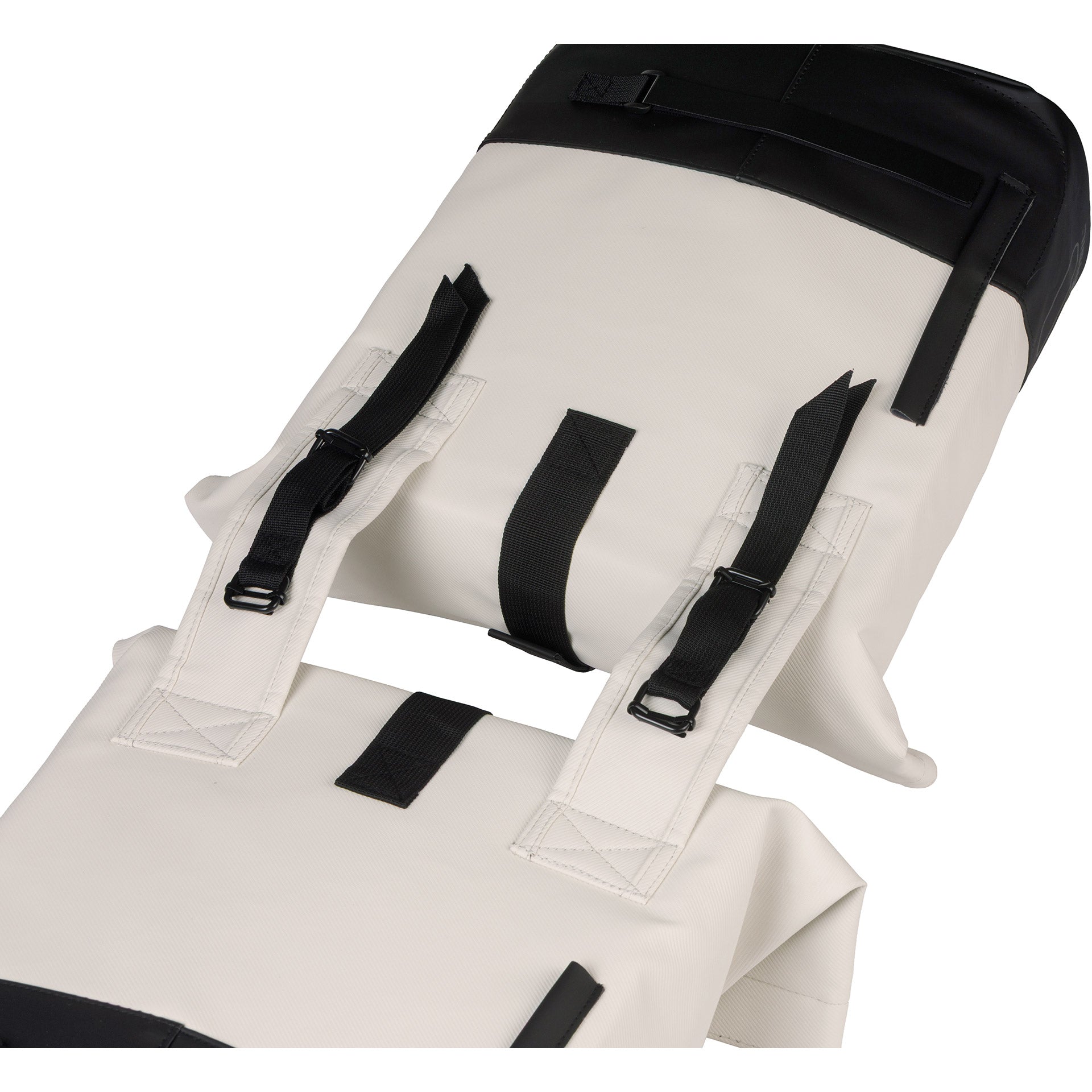 Basil tas cove dubbel wit zwart | 32l