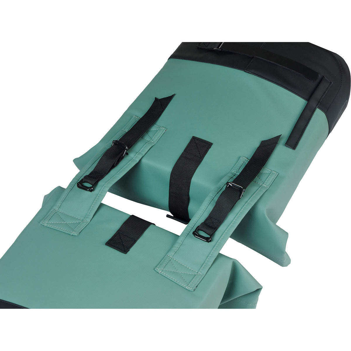 Basil b.v. dubbele fietstas basil cove 28-32l 14 x 29 x 36 cm - groen zwart