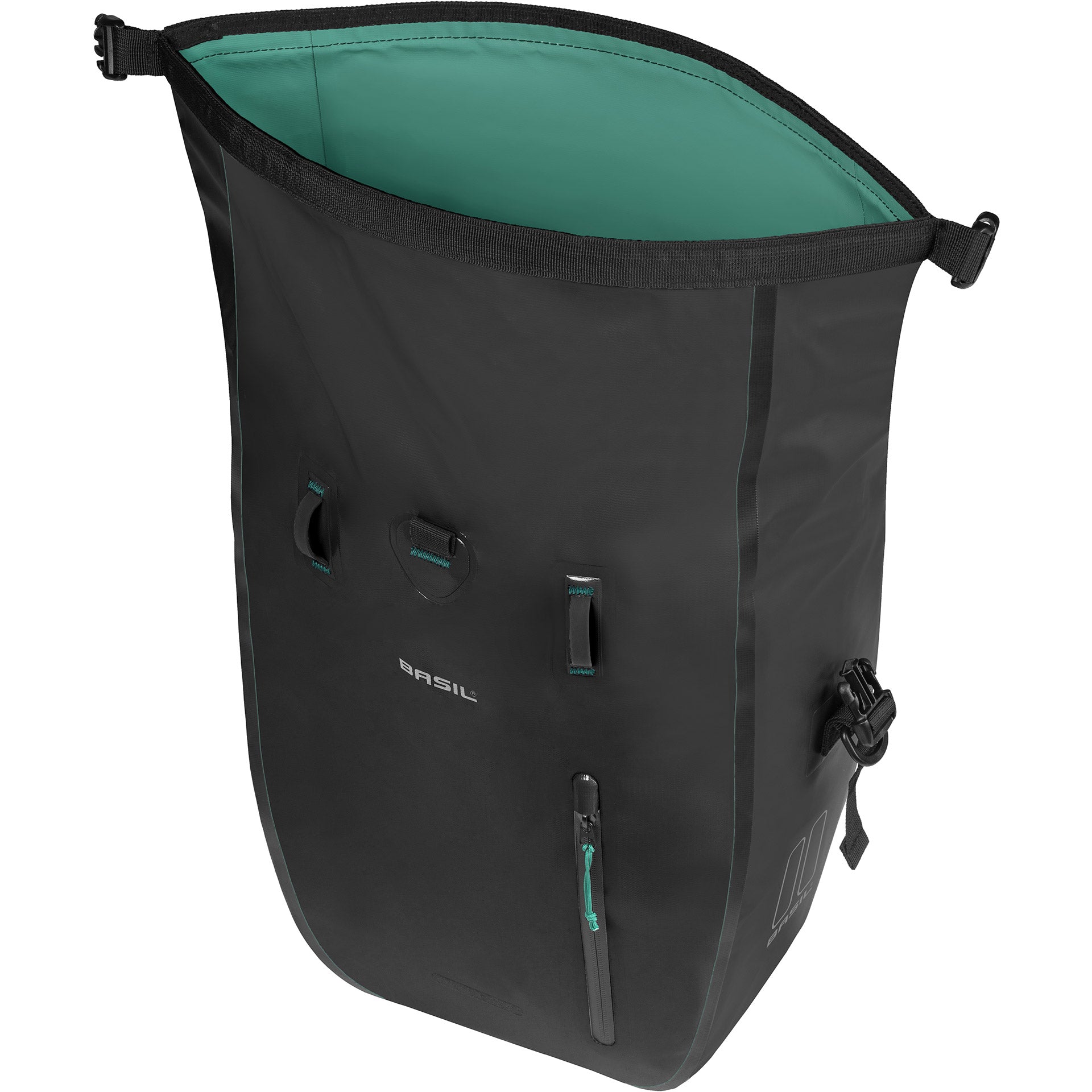 Basil tas rivo l enkel zwart | mik hooks | 15l