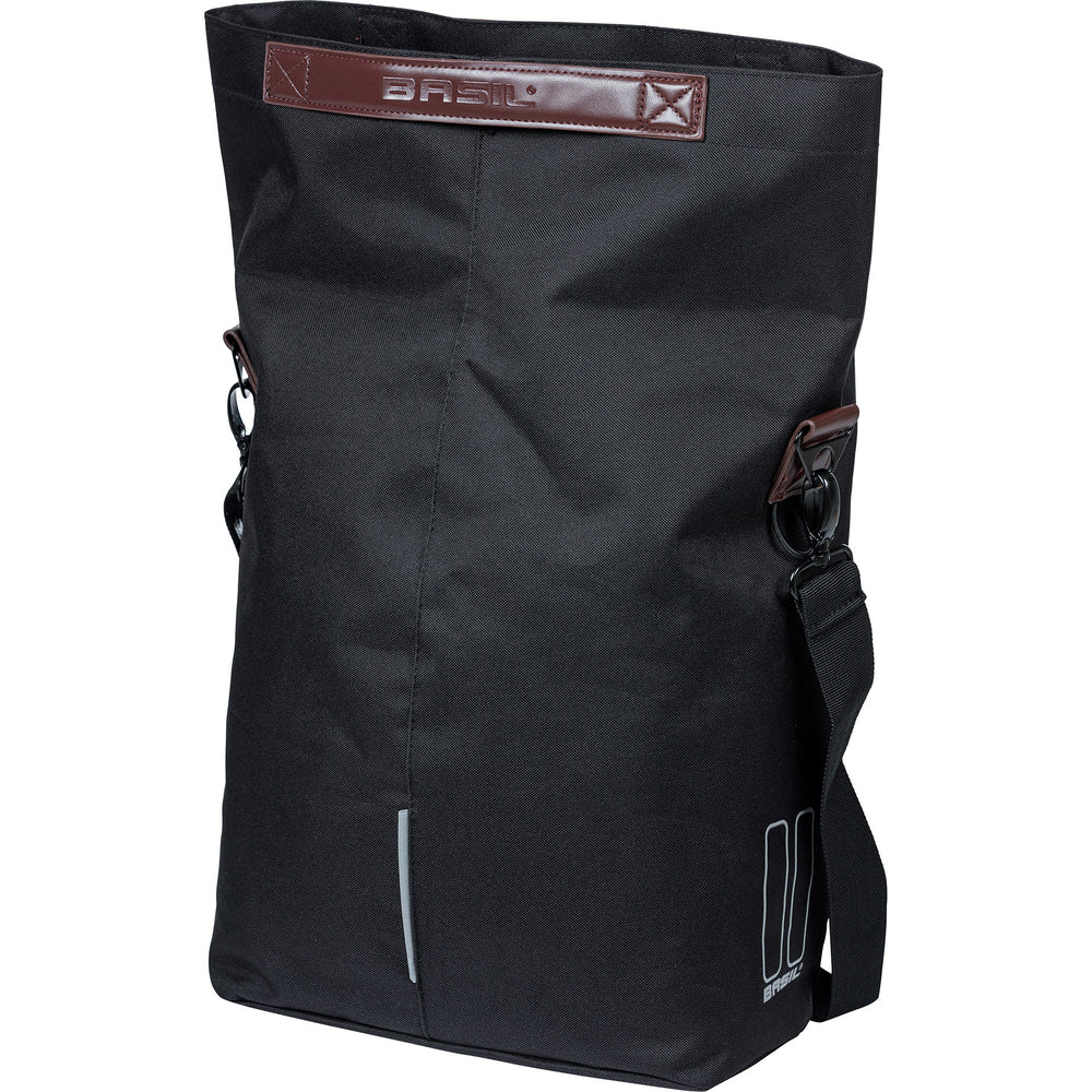 Basil einzeltasche city fahrradshopper mik hooks bike shopper mik hooks 14-16l black