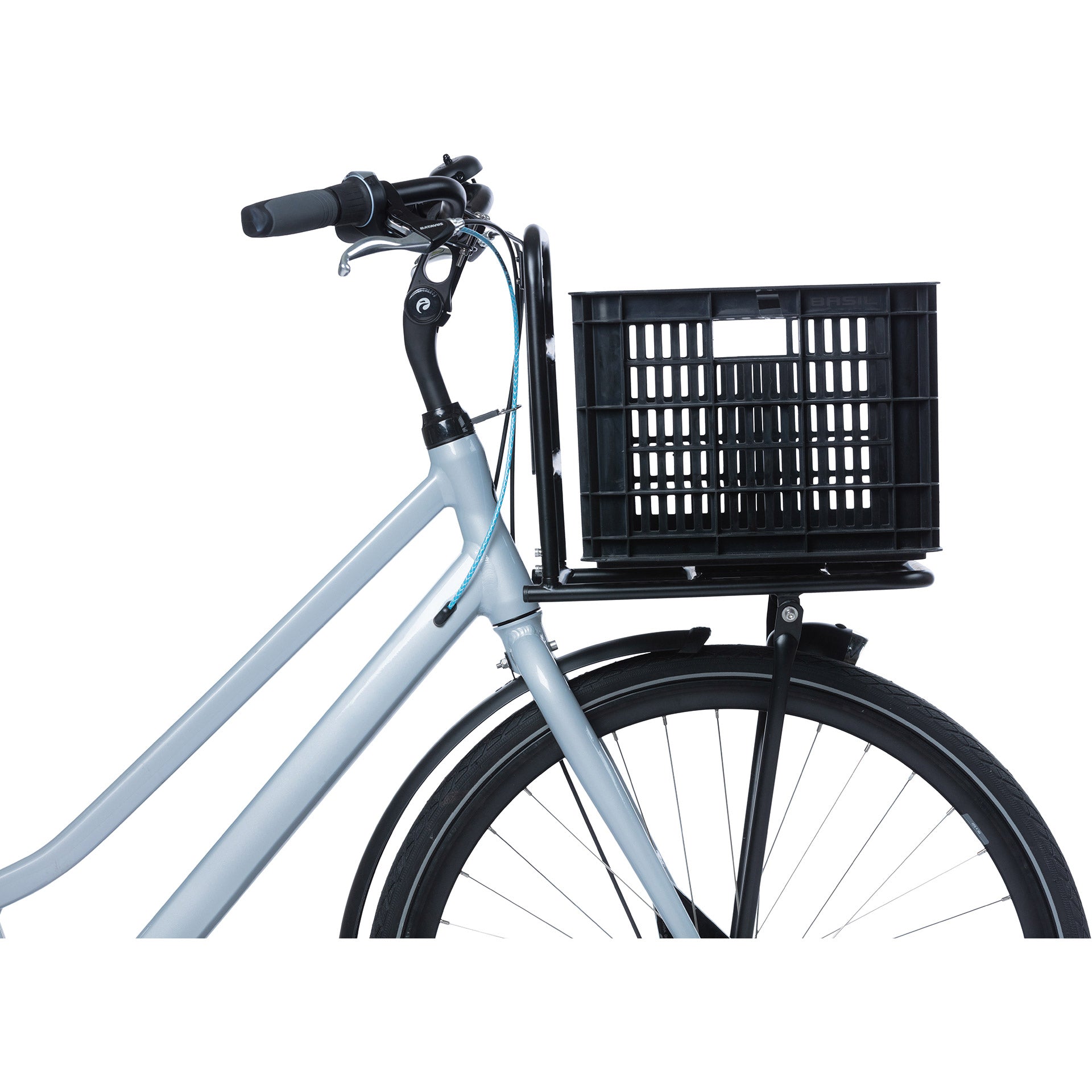 Basil gerecyclede fietskrat m 29,5 liter 33 x 44 x 27 cm - zwart