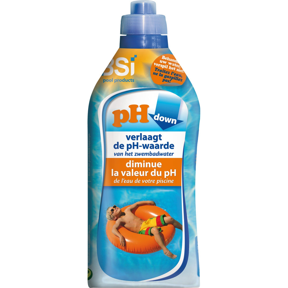 Bsi ph down liquid, 1 liter water verzorgingsmiddel
