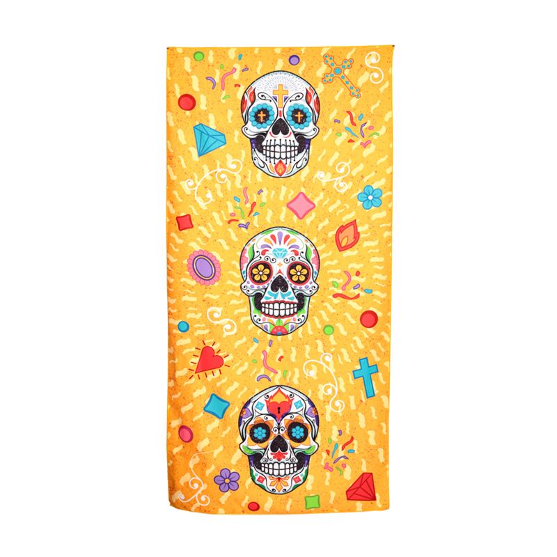 Dia de los muertos microvezel strandhanddoek