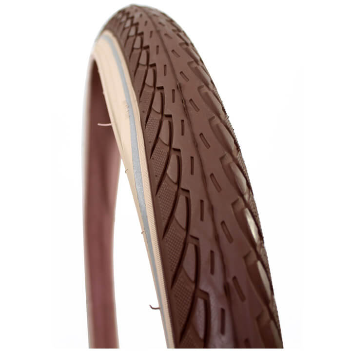 Deli Tire buitenband SA-206 26 x 1,75 bruin creme refl