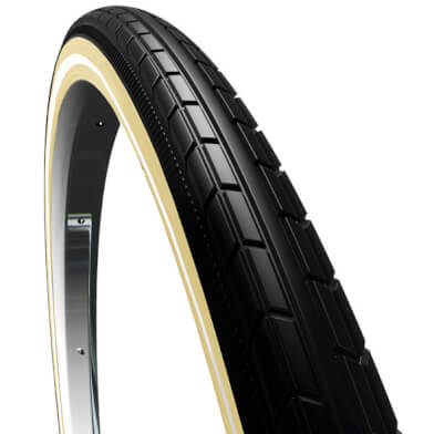 CST Buitenband Travel 28 x 1,75 zw creme refl