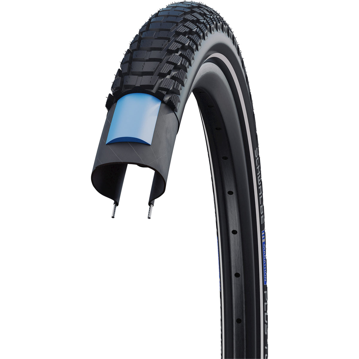 Schwalbe draadband marathon plus tour perf 55-584 +r zwart