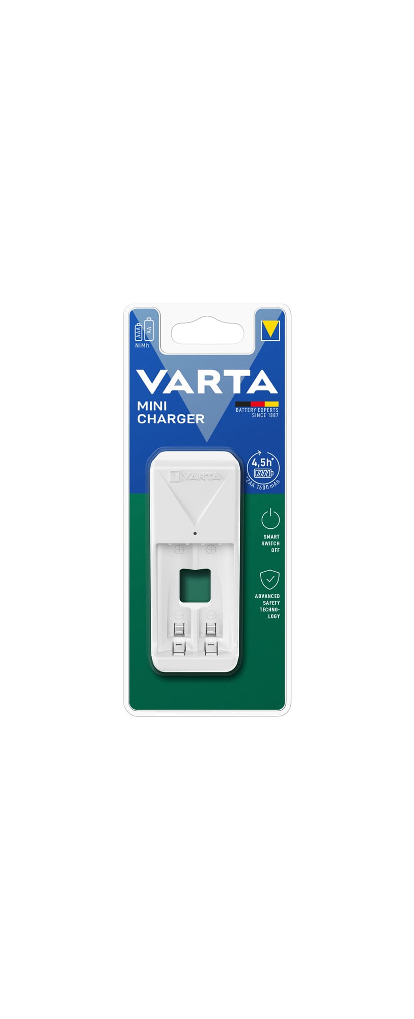 Varta mini-oplader stekkerlader