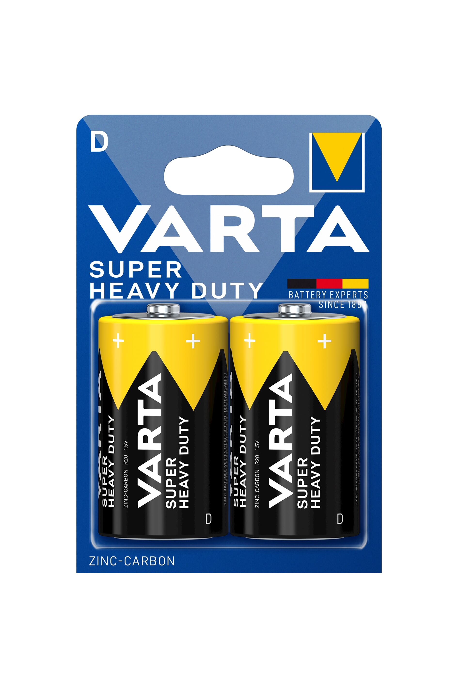 Varta batterij superlife r20 d mono kaart a 2