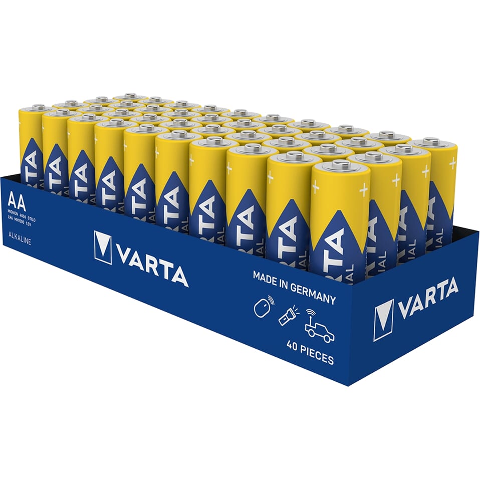 Varta aa lr06 penlite alkalisch bulk 40 stuks