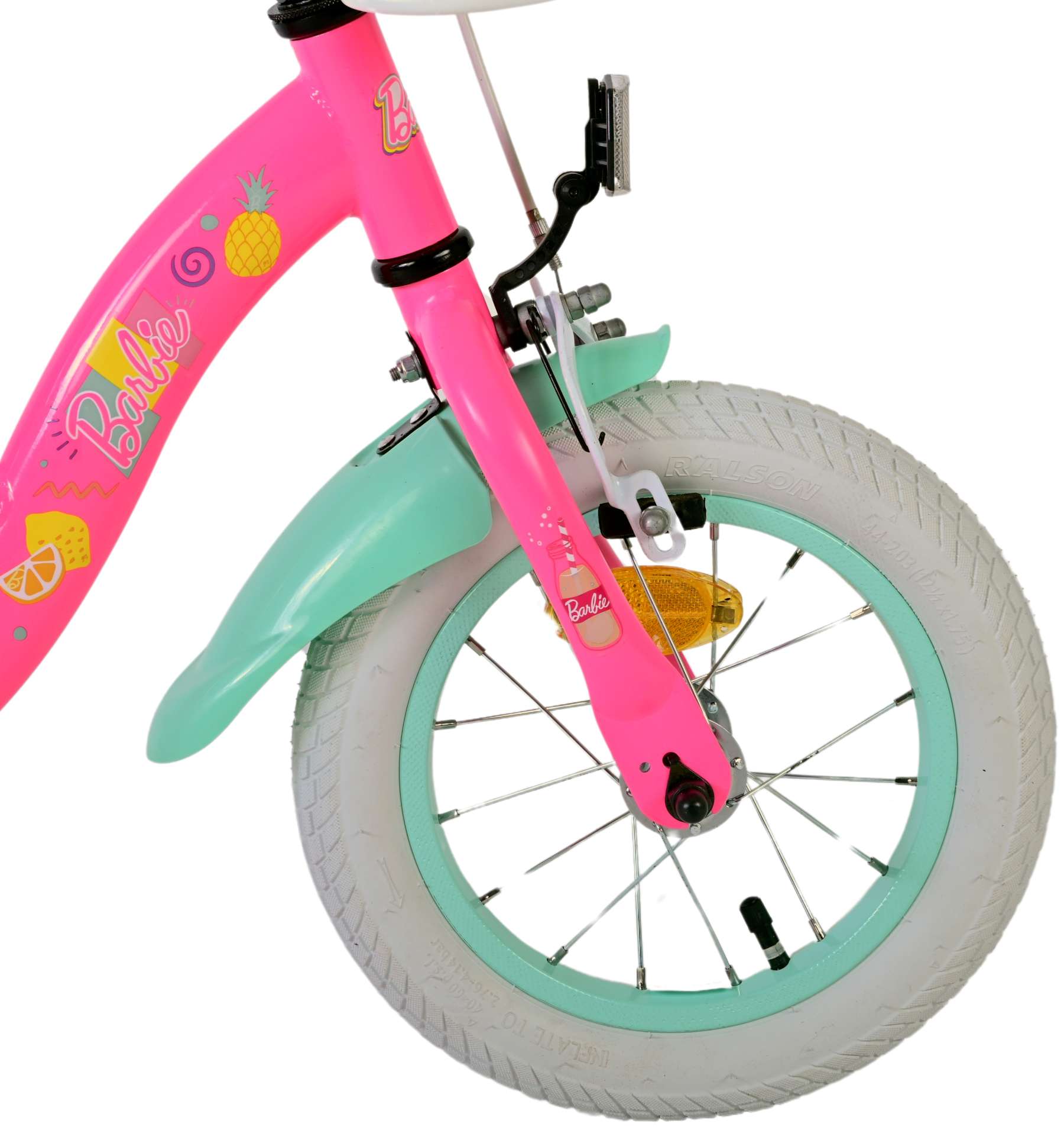 Barbie kinderfiets - meisjes - 12 inch - roze
