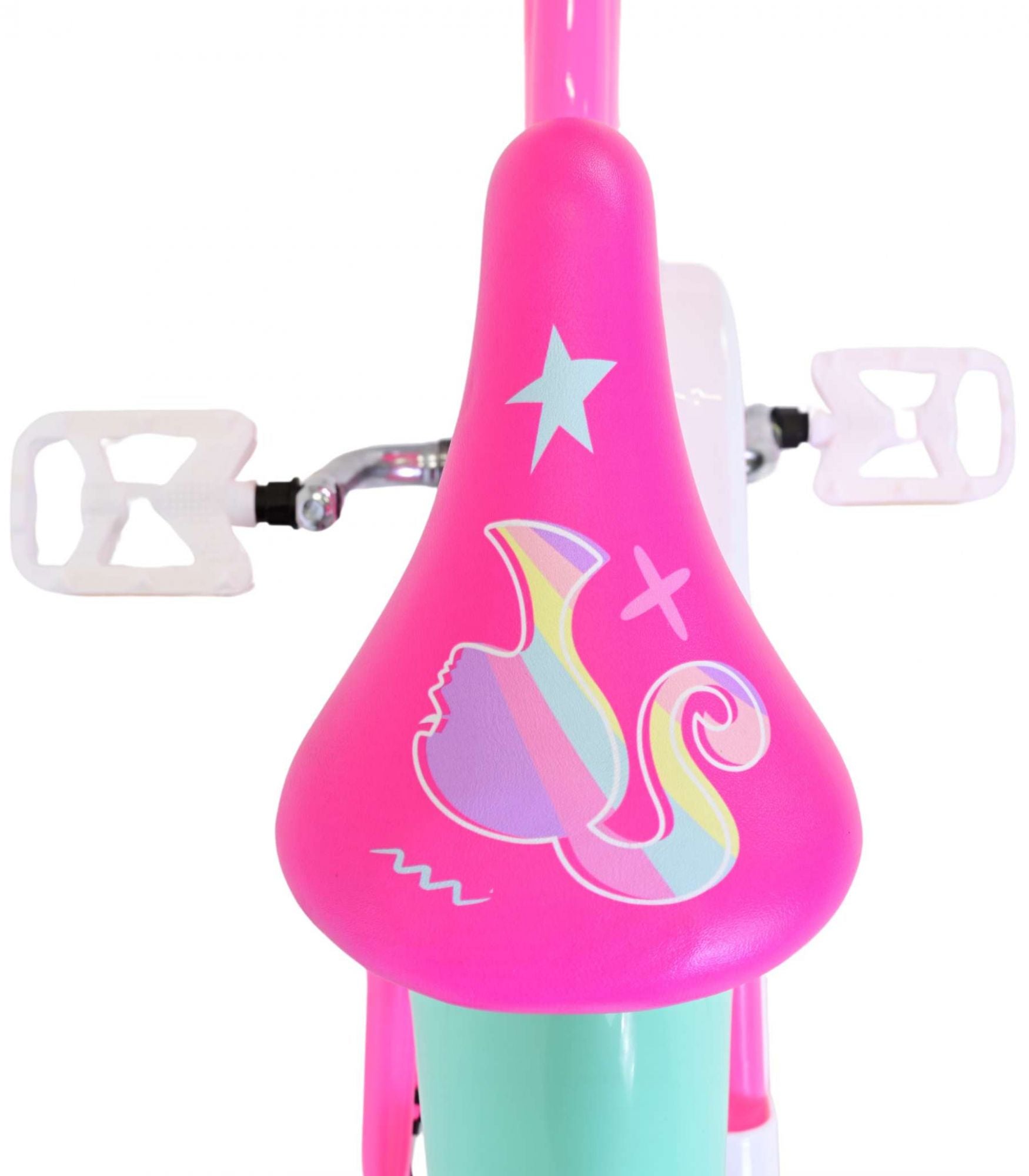 Barbie kinderfiets - meisjes - 16 inch - roze - twee handremmen