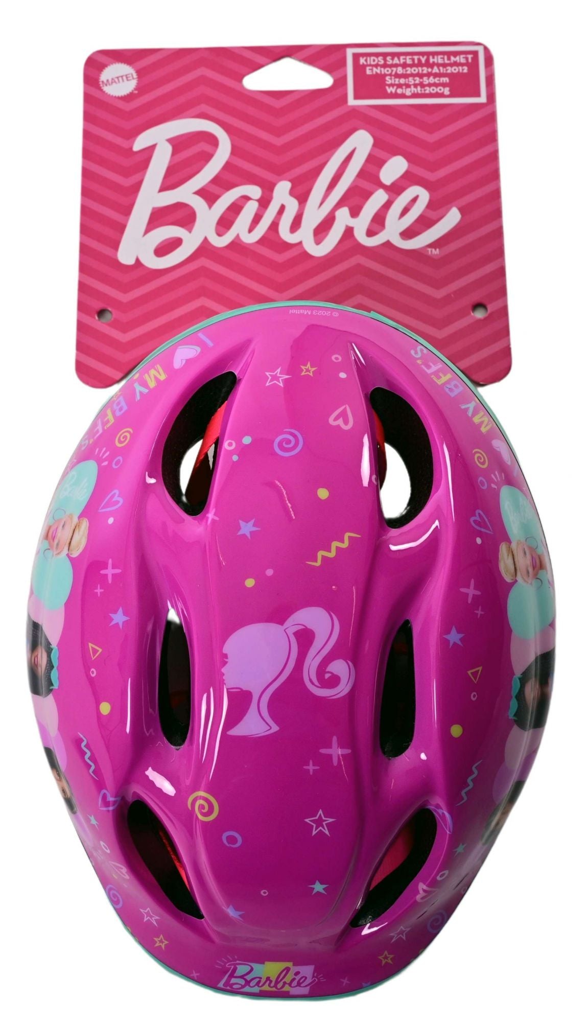 Barbie kinderhelm 52-56cm