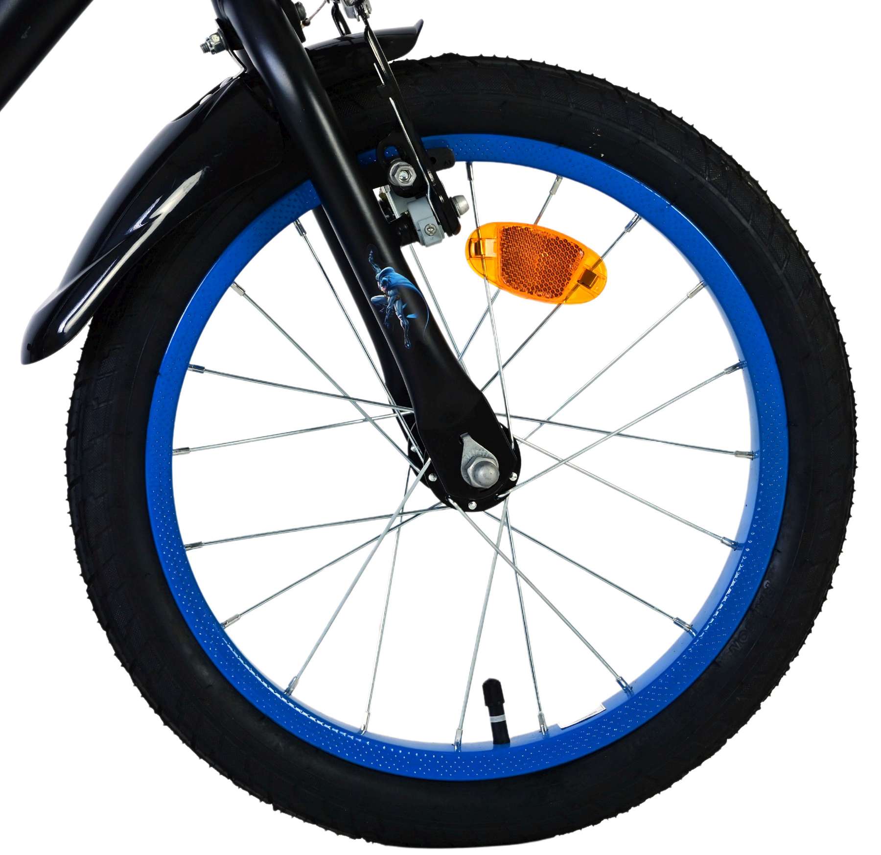 Batman kinderfiets - jongens - 16 inch - zwart - 2 handremmen