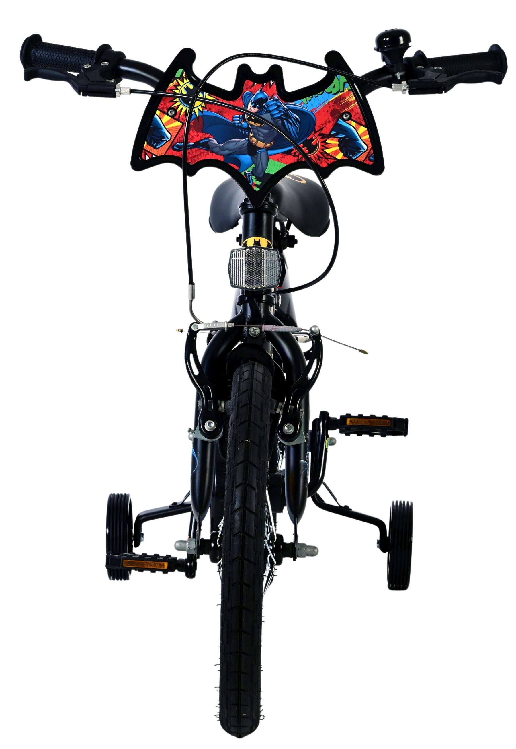 Batman kinderfiets - jongens - 16 inch - zwart - 2 handremmen